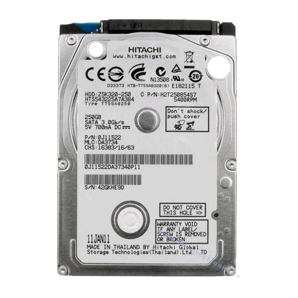 Samsung JC59-00035A disco rigido interno 320 GB 2.5 (*Non Cancellable/Non Returnable [NCNR]* HDD 320G HTS543232A7A384 S63)