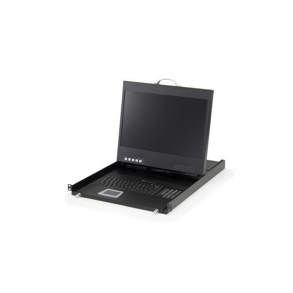 LevelOne KVM-8901DE console a rack 48,3 cm [19] 1440 x 900 Pixel Nero (LevelOne KVM-8901 - KVM-konsol - 19)