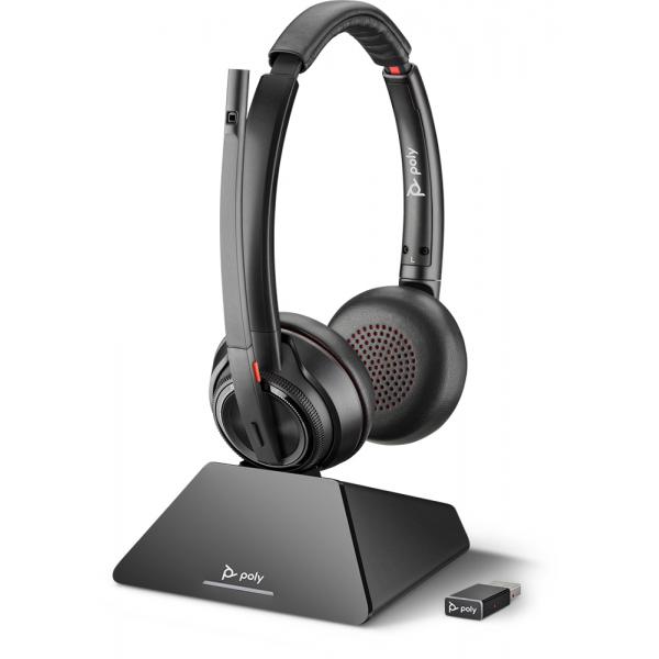 POLY W8220 Auricolare Wireless A Padiglione Ufficio Bluetooth Nero (SPARE HEADSET W8220 - **New Retail** - Warranty: 12M)