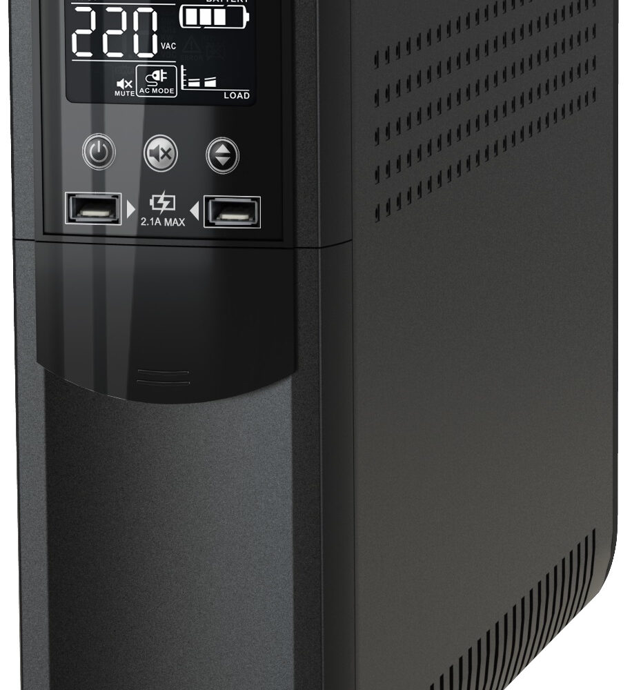 PowerWalker VI 600 CSW gruppo di continuità [UPS] A linea interattiva 0,6 kVA 360 W 4 presa[e] AC (VI 600 CSW - UPS 600VA/360W Line Interact. - Pure Sine Wave, HID driver, USB Charging Ports - Warranty: 24M)