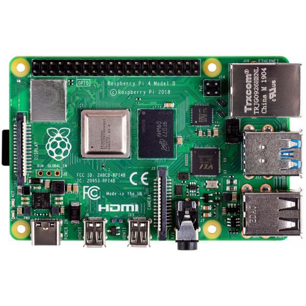 Raspberry Pi 4 Model B scheda di sviluppo 1,5 MHz BCM2711 (Raspberry Pi 4 Model B - enkelttavle-c)
