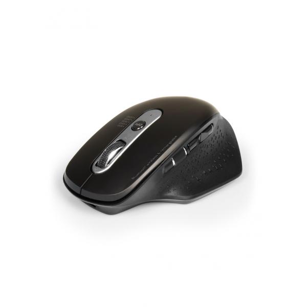 Port Bluetooth and 2.4 Ghz Rechargeable Combo Wireless Mouse. Includes 5 buttons; 2 scroll wheels supporting vertical and horizontal scrolling. Integrated rechargeable battery and includes both USB-A and USB-C connectors [3Years warranty]