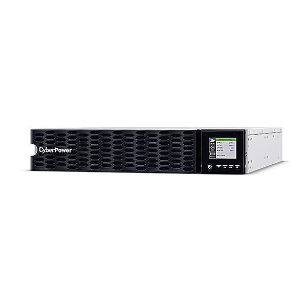 CyberPower OL6KERTHD gruppo di continuità [UPS] Doppia conversione [online] 6 kVA 6000 W 7 presa[e] AC (CyberPower 6000VA Smart App Double Conversion Online High Density Rack UPS, 6000W, Colour LCD, Hardwire Terminal Block , ECO Mode)