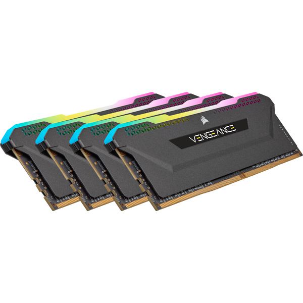 Corsair Vengeance RGB Pro CMH32GX4M4E3200C16 memoria 32 GB 4 x 8 GB DDR4 3200 MHz (CORSAIR Vengeance RGB PRO SL - 32GB: 4)