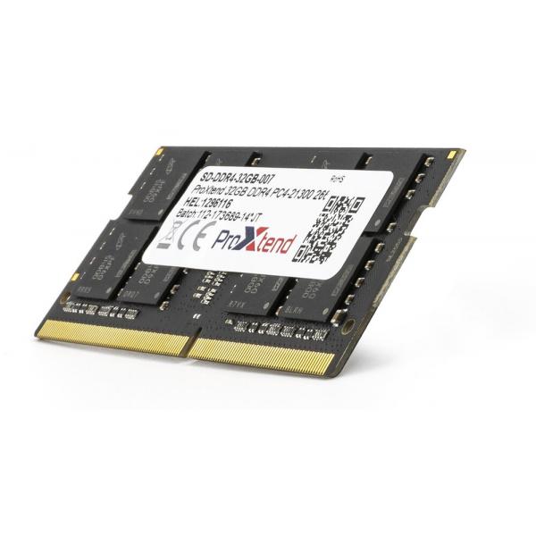 ProXtend SD-DDR4-32GB-007 memoria 2666 MHz (32GB DDR4 PC4-21300 2666MHz - Warranty: 240M)