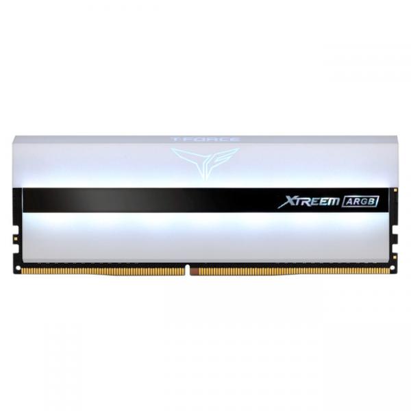Team Group XTREEM ARGB memoria 16 GB 2 x 8 GB DDR4 3200 MHz (Team T-Force XTREEM ARGB 16GB White Heatsink with ARGB LEDs [2 x 8GB] DDR4 3200MHz DIMM System Memory)
