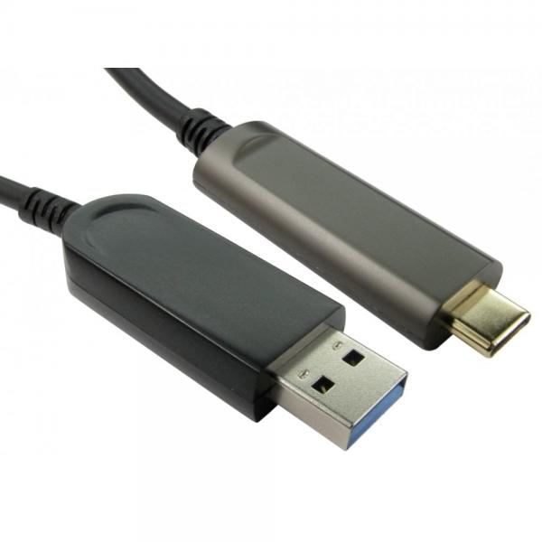 Cables Direct AOCUSB3C-921-05 cavo USB USB 3.2 Gen 1 [3.1 Gen 1] 5 m USB A USB C Nero (AOC USB 10Gbps Type A [M] to Type C [M] Cable 5mtr)