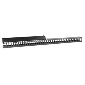 Lanview LVR252386 porta accessori Pannello di gestione del cavo (Cable management panel - vertical 42U black for 19 - rack - Warranty: 60M)