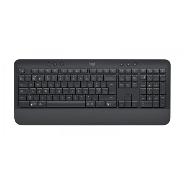 Logitech 920-010999 tastiera Mouse incluso Ufficio Bluetooth QWERTY Inglese britannico Grafite (Signature MK650 for Business - GRAPHITE) - Versione UK