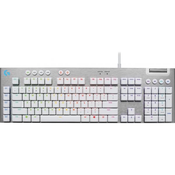 Logitech G 920-011357 tastiera Gaming USB QWERTY Danese, Finlandese, Norvegese, Svedese Bianco (Logitech G G815 - tastatur - QWERTY -)