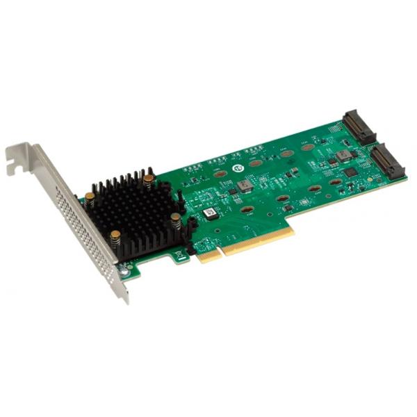 Broadcom 9540-2M2 controller RAID PCI Express x8 4.0 (Broadcom MegaRAID 9540-2M2 - Storage controller [RAID] - 8 Channel - SATA 6Gb/s / PCIe 4.0 x8 [NVMe] - low profile - RAID 0, 1 - PCIe 4.0 x8)