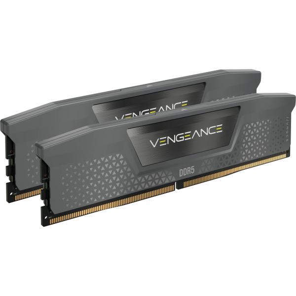 Corsair Vengeance CMK32GX5M2B6000Z30 memoria 32 GB 2 x 16 GB DDR5 6000 MHz (Corsair Vengeance 32GB Kit [2 x 16GB], DDR5, 6000MHz, CL30, 1.4V, AMD EXPO & Intel XMP 3.0, PMIC, Grey, DIMM Memory)