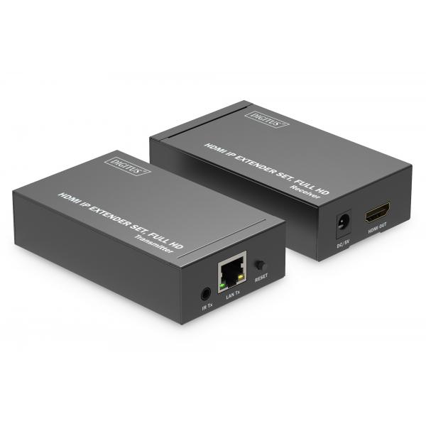 Digitus Set extender HDMI IP, Full HD (HDMI IP EXTENDER SET FULL HD - 120M FULL HD 1080P)