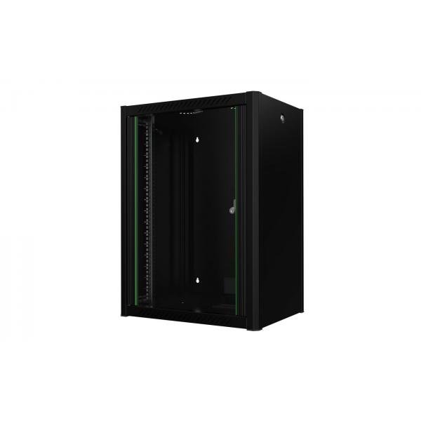 Lanview RWP16U45BL rack 16U Da parete Nero (19'' 16U Rack Wall Mount Pro - 600 x 450 x 823mm - Black - Warranty: 60M)