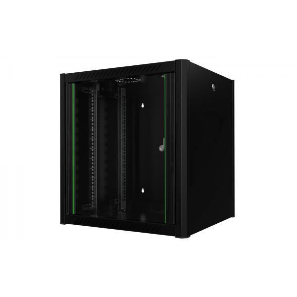 Lanview RWP12U56BL rack 12U Da parete Nero (19'' 12U Rack Wall Mount Pro - 600 x 560 x 645mm - Black - Warranty: 60M)