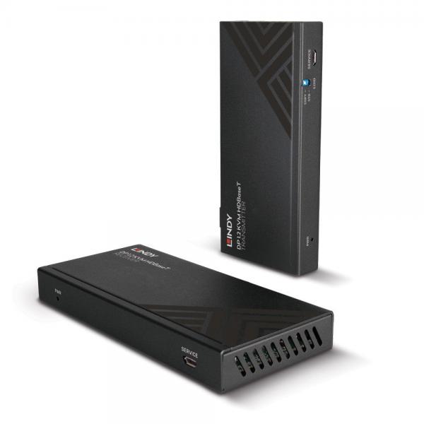 Lindy 39385 estensore KVM Trasmettitore e ricevitore (150M CAT.6 DISPLAYPORT USB - KVM HDBASET EXTENDER)