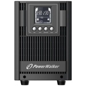 PowerWalker VFI 2000 AT FR gruppo di continuità [UPS] Doppia conversione [online] 2 kVA 1800 W 4 presa[e] AC (Bluewalker USV Powerwalker VFI 2000 AT)