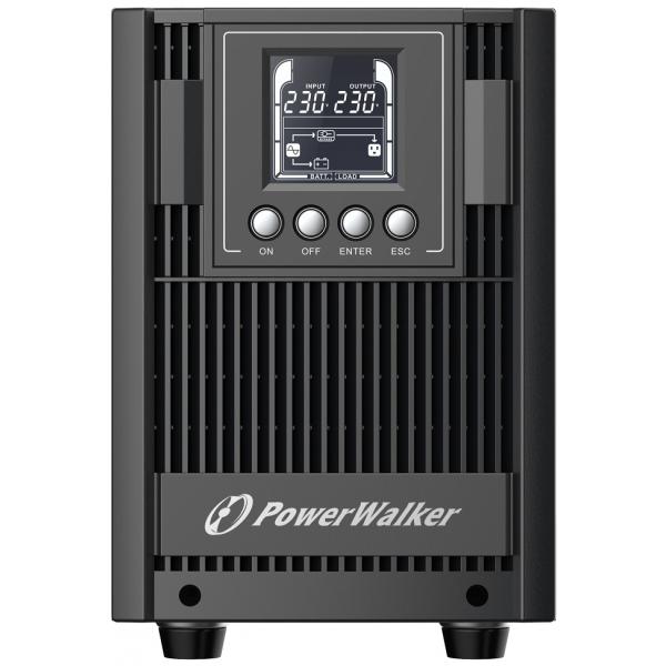 PowerWalker VFI 2000 AT FR gruppo di continuità [UPS] Doppia conversione [online] 2 kVA 1800 W 4 presa[e] AC (Bluewalker USV Powerwalker VFI 2000 AT)