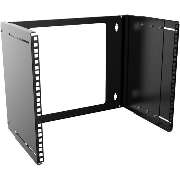 Lanview RAR220BL rack 10U Nero (19 10U Adjustable Depth Open - Frame Rack Wall Mount - Black - Warranty: 60M)