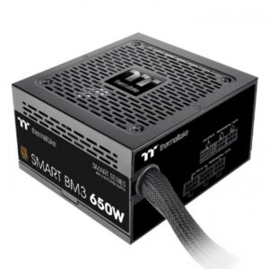Thermaltake Smart BM3 alimentatore per computer 650 W 24-pin ATX ATX Nero (Thermaltake SMART BM3 - str?mforsyning)