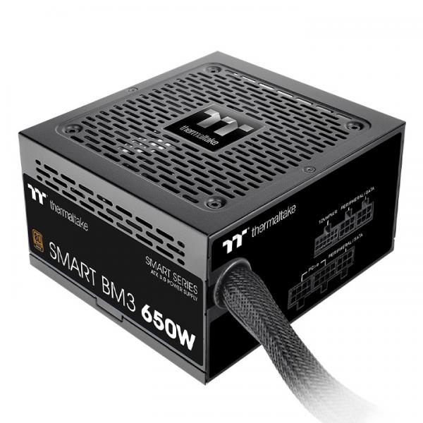 Thermaltake Smart BM3 alimentatore per computer 650 W 24-pin ATX ATX Nero (Thermaltake SMART BM3 - str?mforsyning)