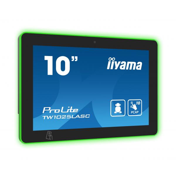 iiyama TW1025LASC-B1PNR espositore per sale riunioni 25,6 cm [10.1] 1280 x 800 Pixel LED 802.11b, 802.11g, Wi-Fi 4 [802.11n] Nero Plastica Bluetooth (iiyama TW1025LASC-B1PNR Signage Display Kiosk design 25.6 cm [10.1'] LED Wi-Fi 450 HD Black Touchscreen Built-in processor Android 24/7)