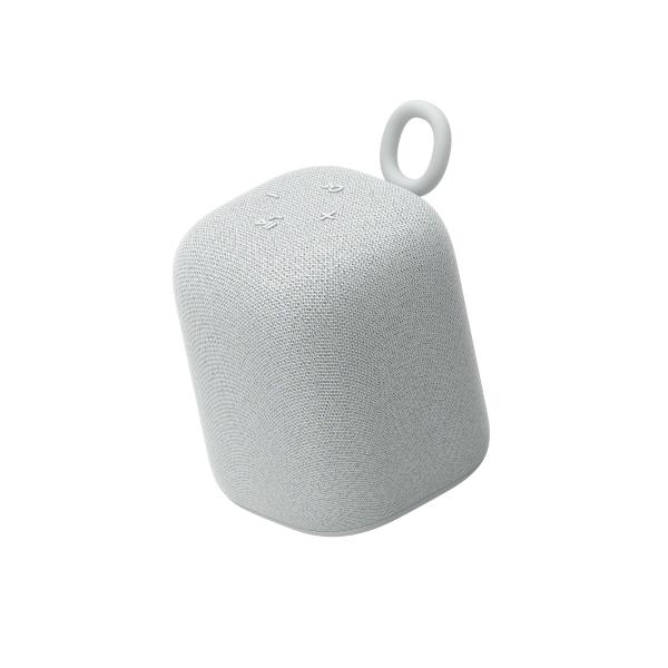 Sony LinkBuds Speaker – Altoparlante Portatile Wireless Bluetooth, IPX4, resistente all'acqua, batteria da 12 ore, qualità delle chiamate nitide, per esterni, da viaggio - Light Grey (LinkBuds Wireless Portable Speaker White)