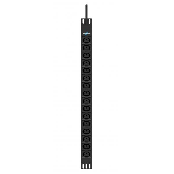 PowerWalker 10133023 unità di distribuzione dell'energia [PDU] 16 presa[e] AC 0U Nero (PowerWalker PHB21)