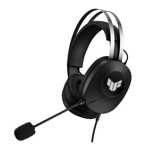 ASUS TUF Gaming H1 Gen II Auricolare Cablato A Padiglione USB tipo A Nero (Asus TUF Gaming H1 Gen II Lightweight Gaming Headset, USB-A, Surround Sound, TeamSpeak Mic, Built-in Lighting, Black)