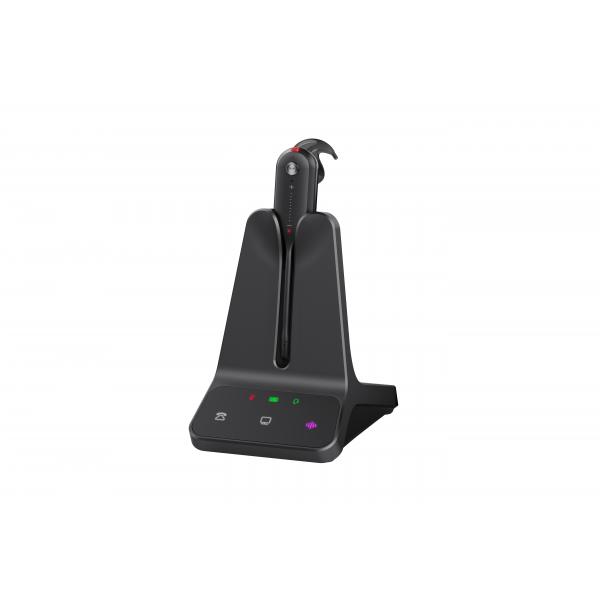 Yealink WH63 E2 UC Auricolare Wireless A clip Musica e Chiamate Nero (Yealink Headset WH63 E2 UC)