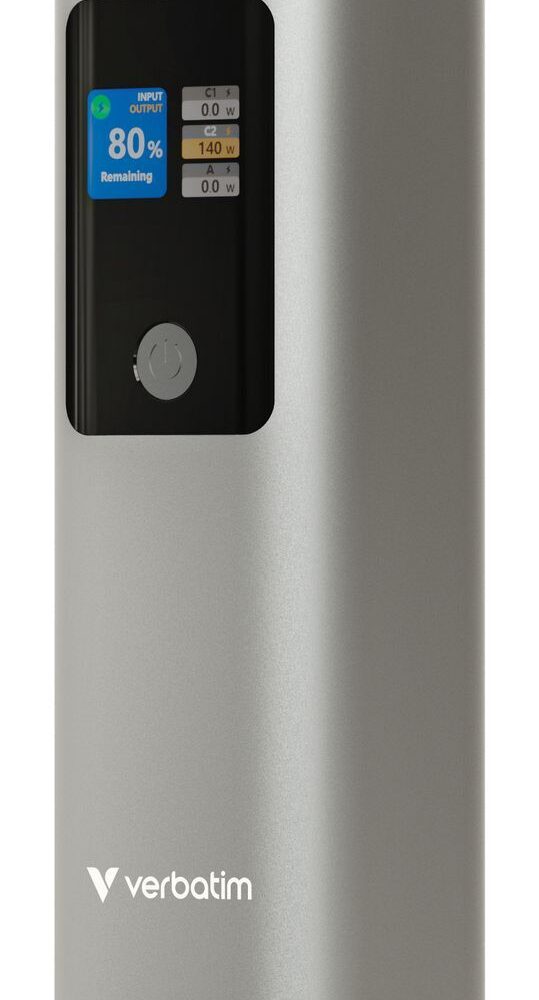 Verbatim 32269 batteria portatile Ioni di Litio 27000 mAh Grigio (Verbatim CnGo Power Bank 27000mAh 183W)