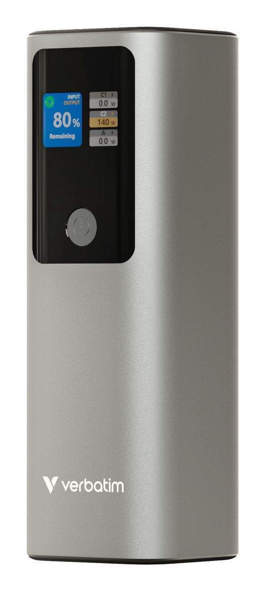 Verbatim 32269 batteria portatile Ioni di Litio 27000 mAh Grigio (Verbatim CnGo Power Bank 27000mAh 183W)