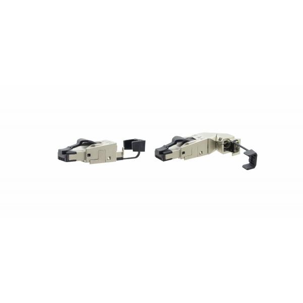 Kramer Electronics CON-FIELD RJ45 Argento (CON-FIELD - Field Assembly Shielded RJ–45 Connectors for CAT Cable)