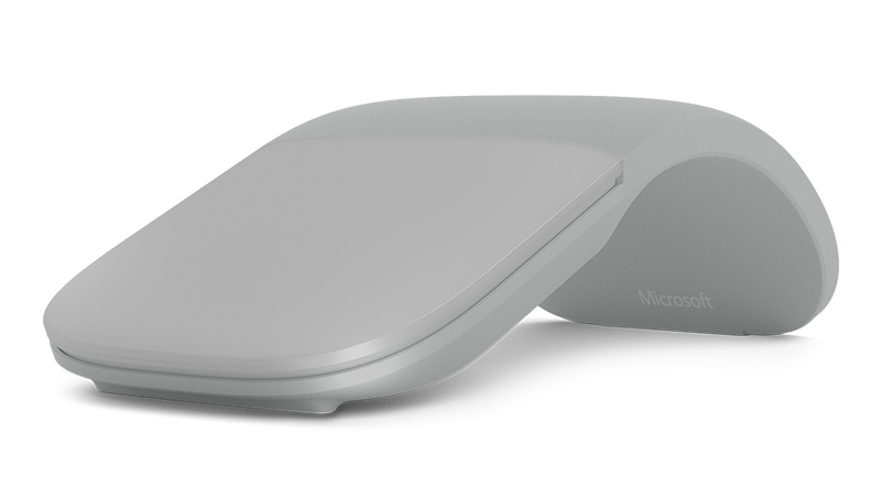 Microsoft Surface Arc mouse Viaggio Ambidestro Bluetooth BlueTrack 1000 DPI (SURFACE ARC MOUSE BLUETOOTH - XZ/NL/FR/DE HDWR COM LIGHT GREY)