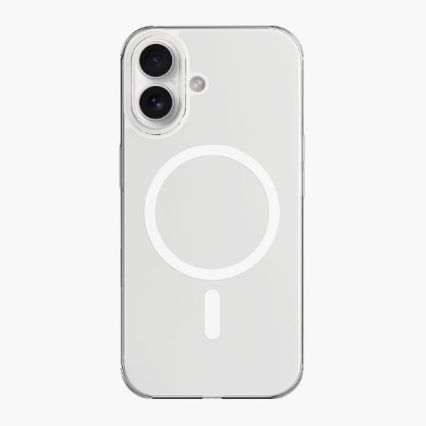 Vonmählen Transparent Case Pro custodia per cellulare 15,5 cm (6.1") Cover Trasparente, Bianco