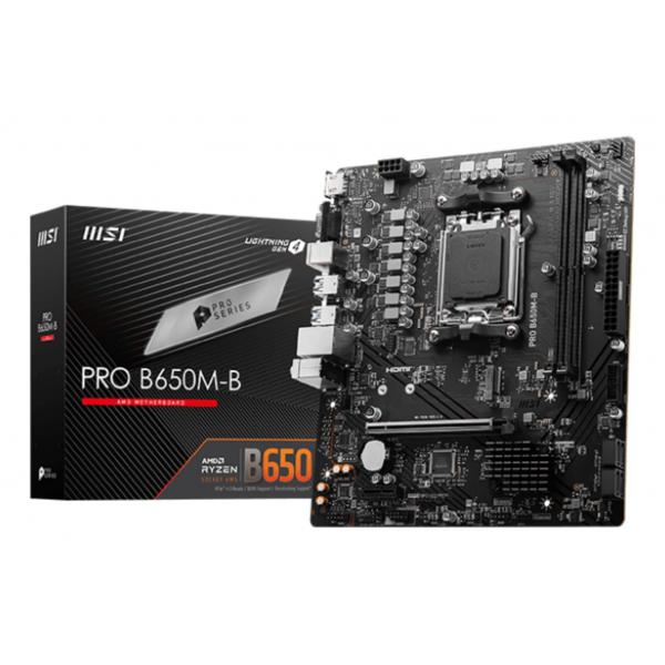MSI PRO B650M-B scheda madre AMD B650 Presa di corrente AM5 micro ATX
