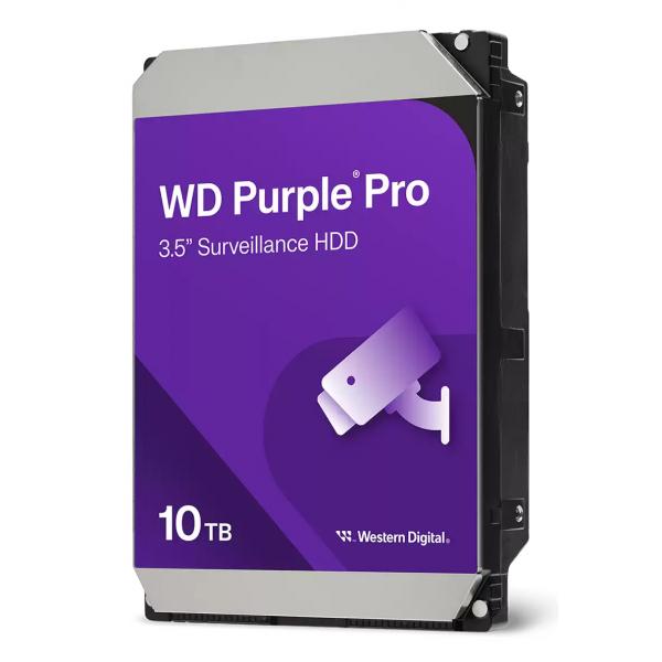 Western Digital Purple Pro WD102PURP disco rigido interno 10 TB 7200 Giri/min 512 MB 3.5" Serial ATA III