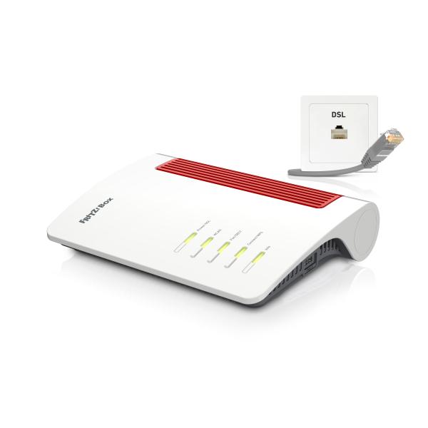 FRITZ!Box 7690 router wireless 2.5 Gigabit Ethernet Dual-band (2.4 GHz/5 GHz) Bianco