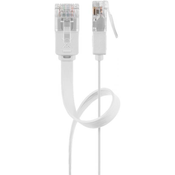 Goobay 3m RJ-45 Cable cavo di rete Bianco Cat6