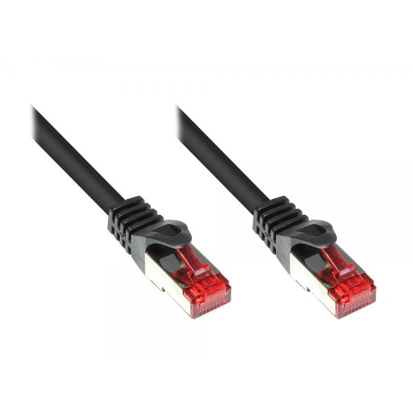 Alcasa 8060-005S cavo di rete Nero 0,5 m Cat6 S/FTP (S-STP)