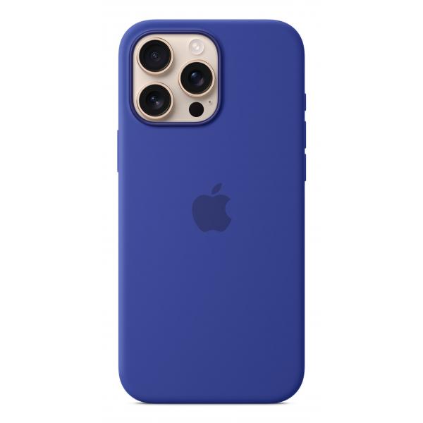 Apple Custodia MagSafe in silicone per iPhone 16 Pro Max - Blu oltremare