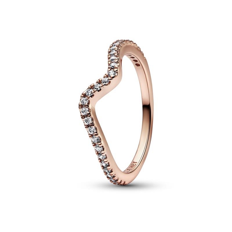 PANDORA JEWELS Mod. SPARKLING WAVE - RING - Size 54 ***SPECIAL PRICE***