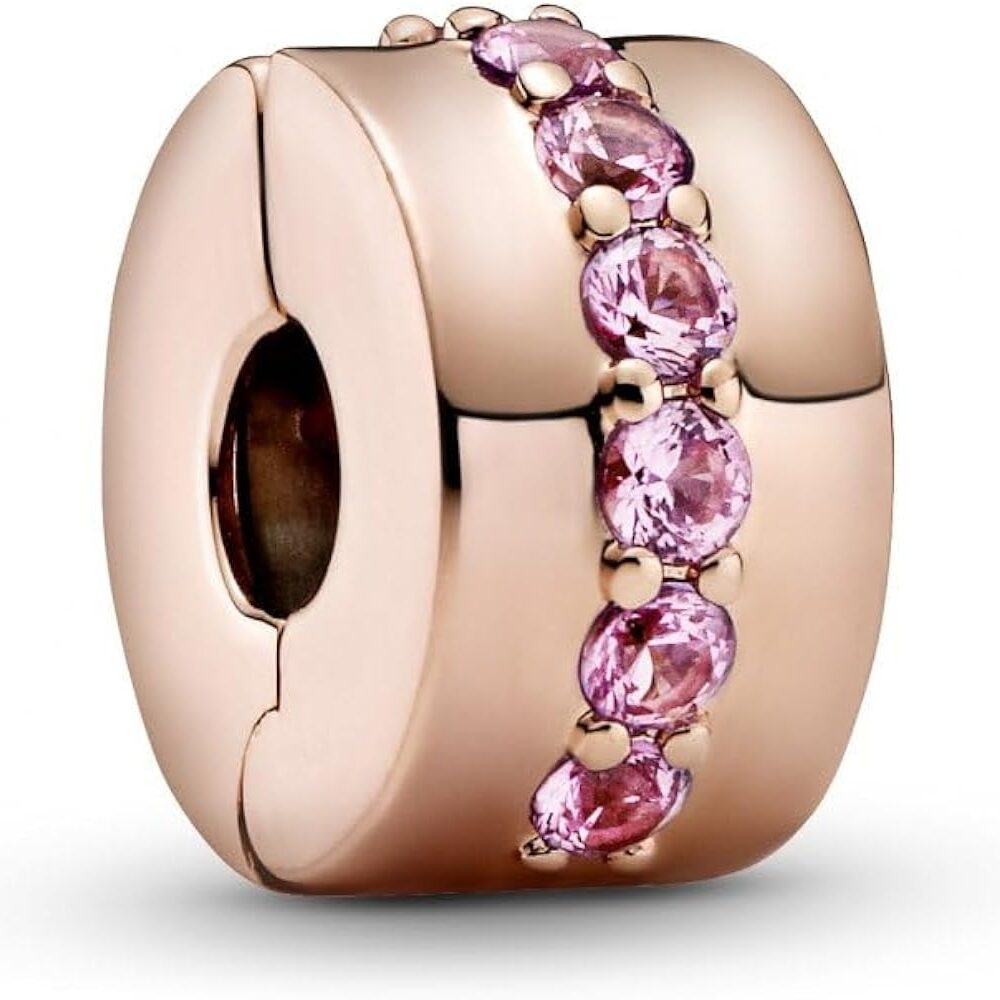 PANDORA CHARMS Mod. PINK SPARKLING ROW