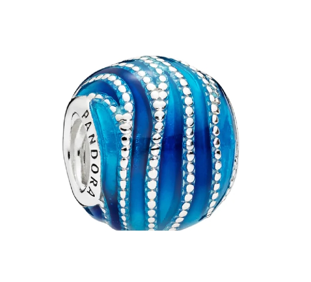 PANDORA CHARMS Mod. BLUE WAVE