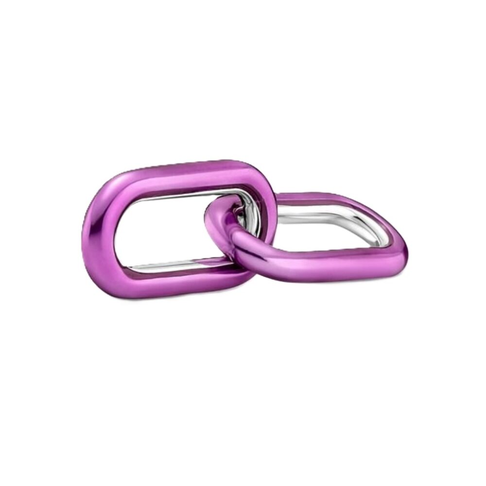 PANDORA CHARMS Mod. PURPLE DOUBLE LINK ***SPECIAL PRICE***