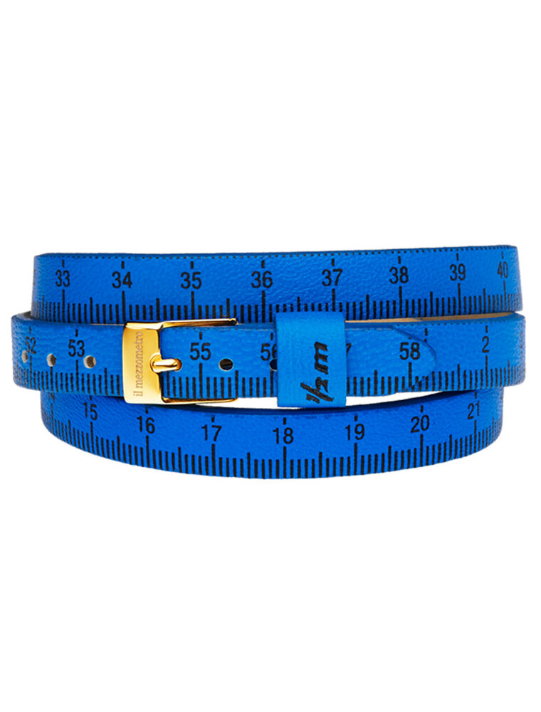 Il MEZZOMETRO Mod. FLUO - Bracciale in pelle/leather bracelet
