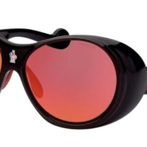 MONCLER SUNGLASSES Mod. BLACK & RED OVAL ***SPECIAL PRICE***
