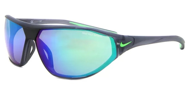 NIKE SUNGLASSES Mod. AERO SWIFT  MATTE DARK GREY GREEN - Nike Max Optics lenses