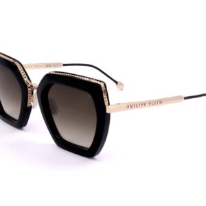 PHILIPP PLEIN SUNGLASSES Mod. SPP097S SHINY DARK BLACK