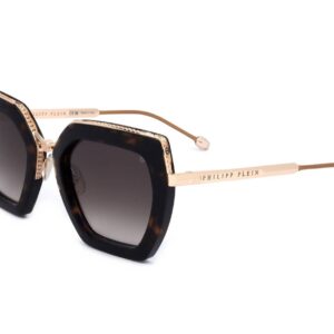 PHILIPP PLEIN SUNGLASSES Mod. SPP097S SHINY SHINY HAVANA